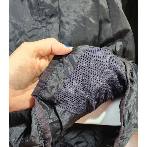 GAP Dark Blue Mesh Lined Full Zip Windbreaker XS Lightweight Pockets - Picture 2 of 4